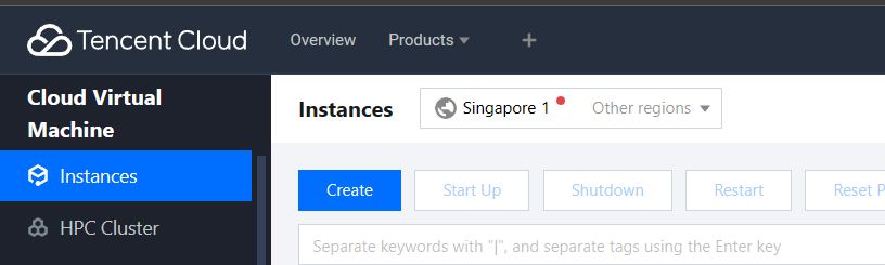 Tencent Cloud Virtual Machine