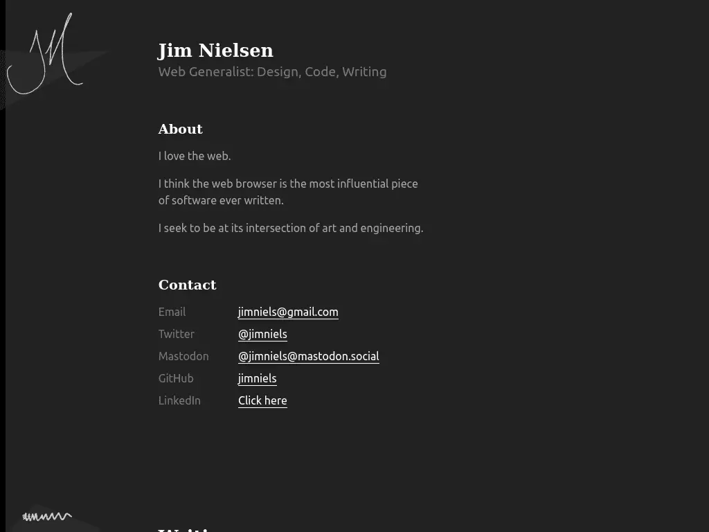 Jim Nielsen's blog