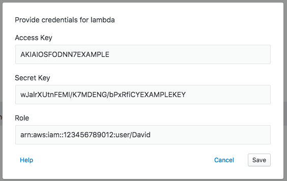 Lambda auth example