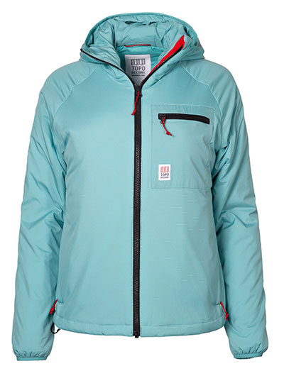 Topo Designs Women's Puffer Hoodie
