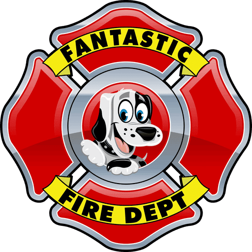 Fantastic Fire Department logo.