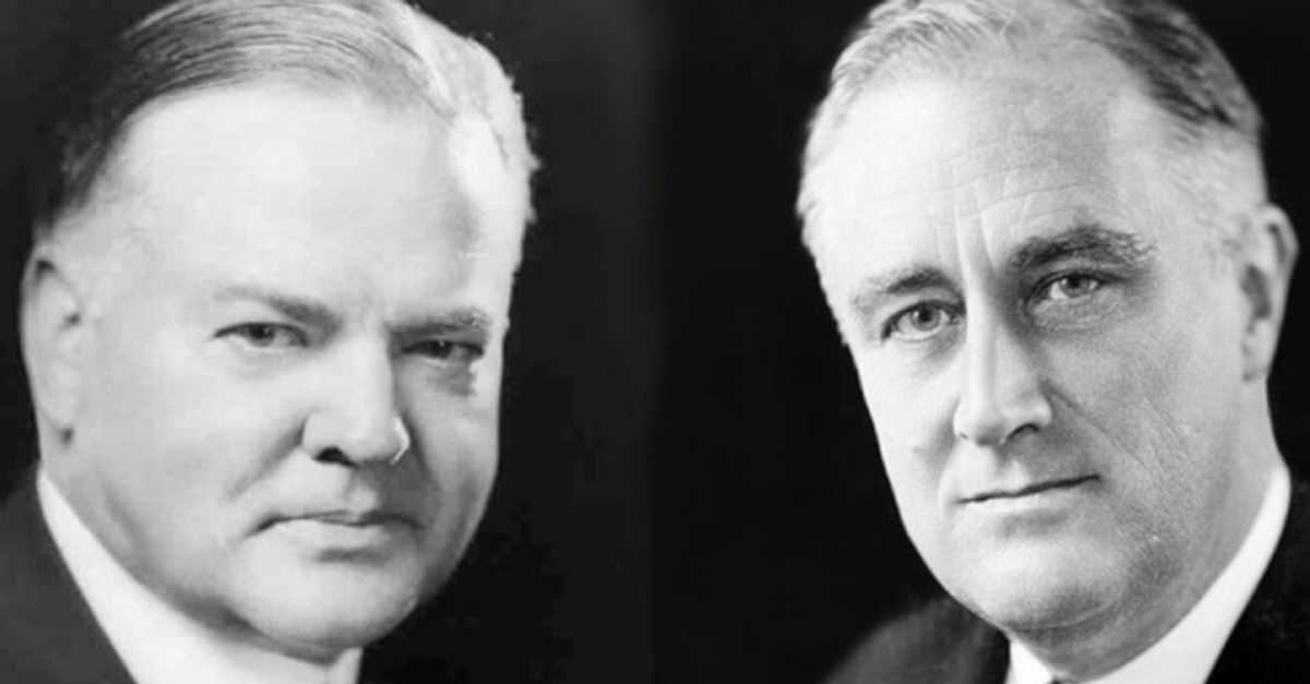 Hoover and FDR