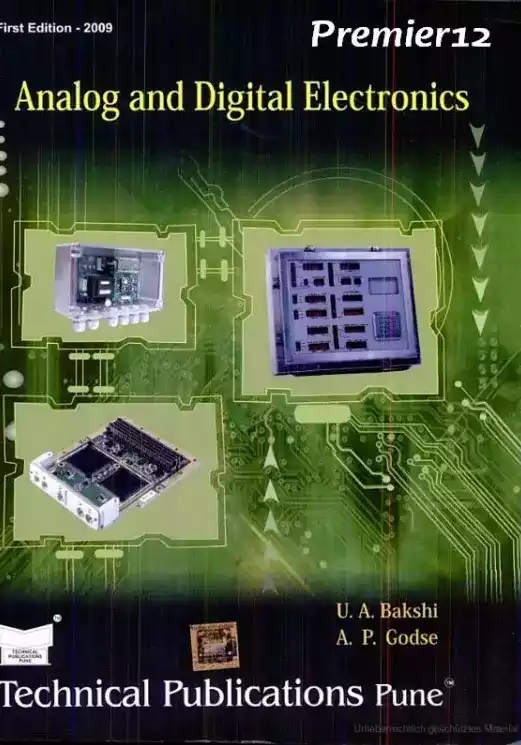 [PDF] Analog and Digital Electronics By U.A Bakshi A.P Godse