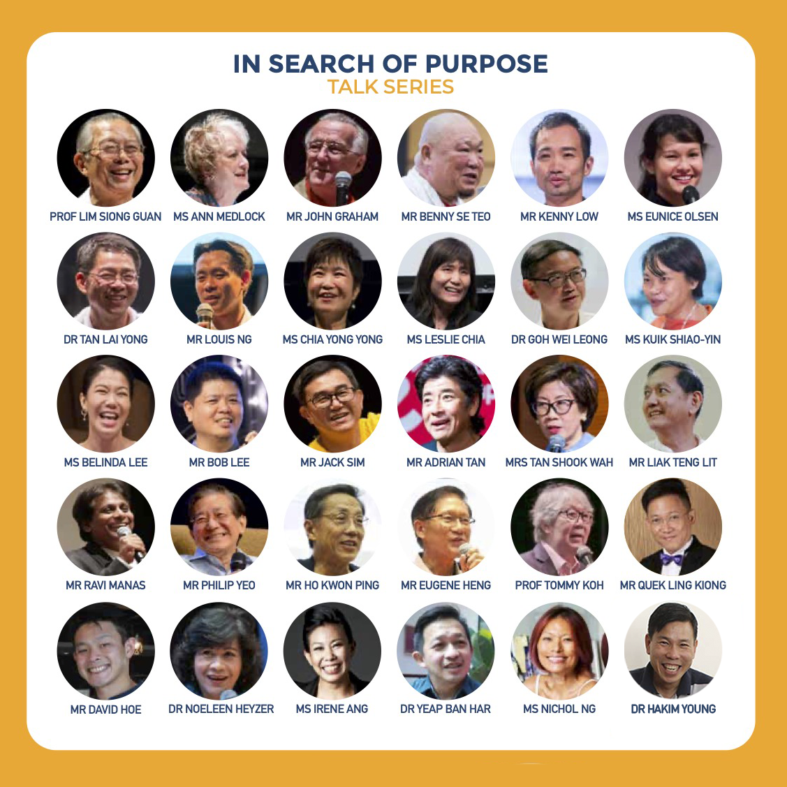 In Search of Purpose Talks