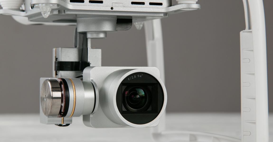 High-resolution drone camera