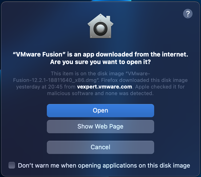 VMware Fusion Installation - 4