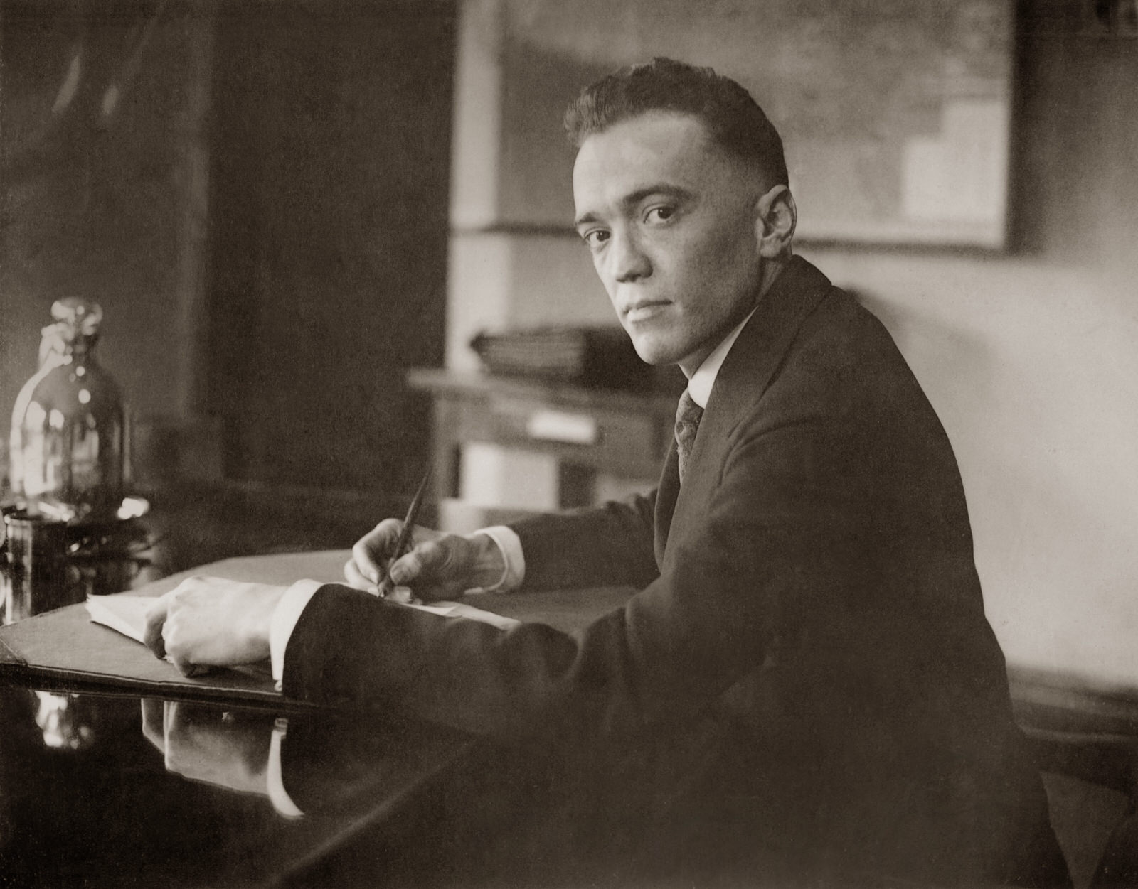 Hoover at the Bureau of Investigation in 1924.