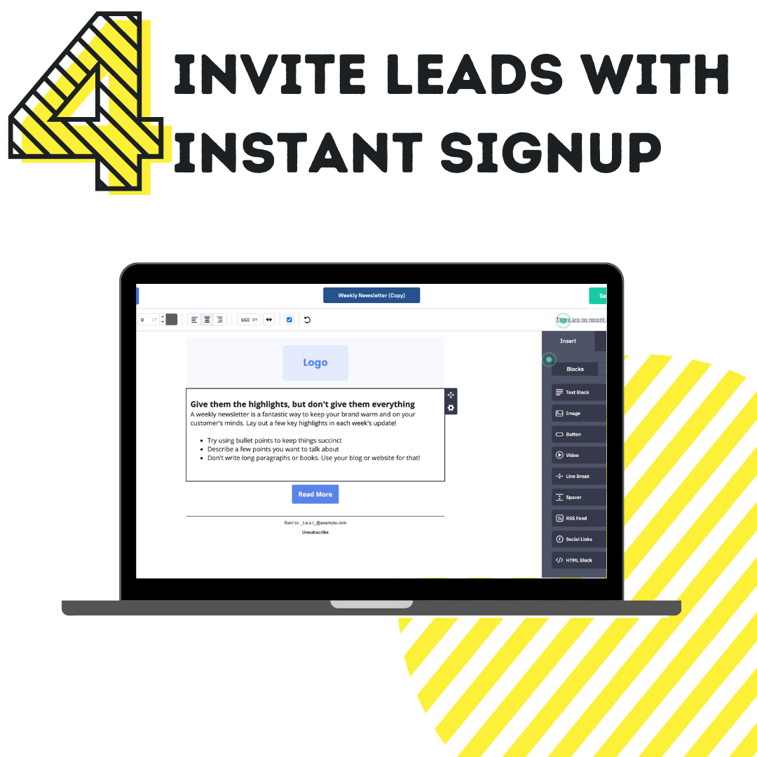 Gather leads from KickoffLabs landing pages.