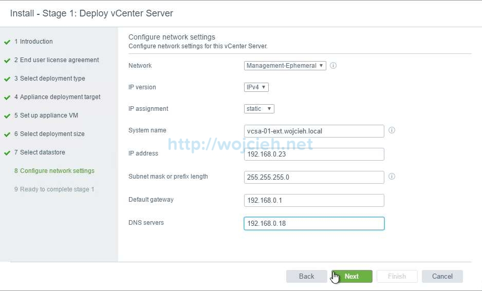 vCenter Server Appliance 6.5 with External Platform Services Controller - 27