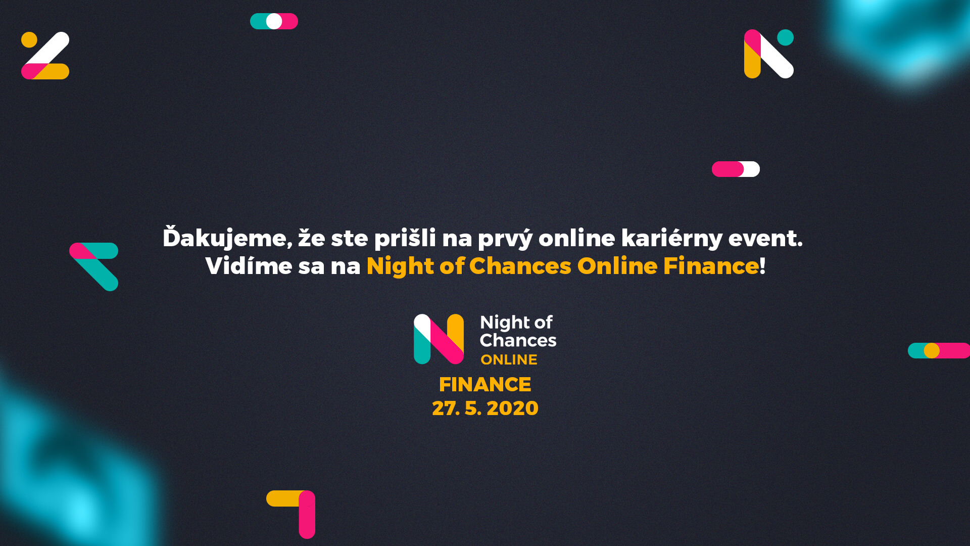 Prezenčný obrázok na finance NOC