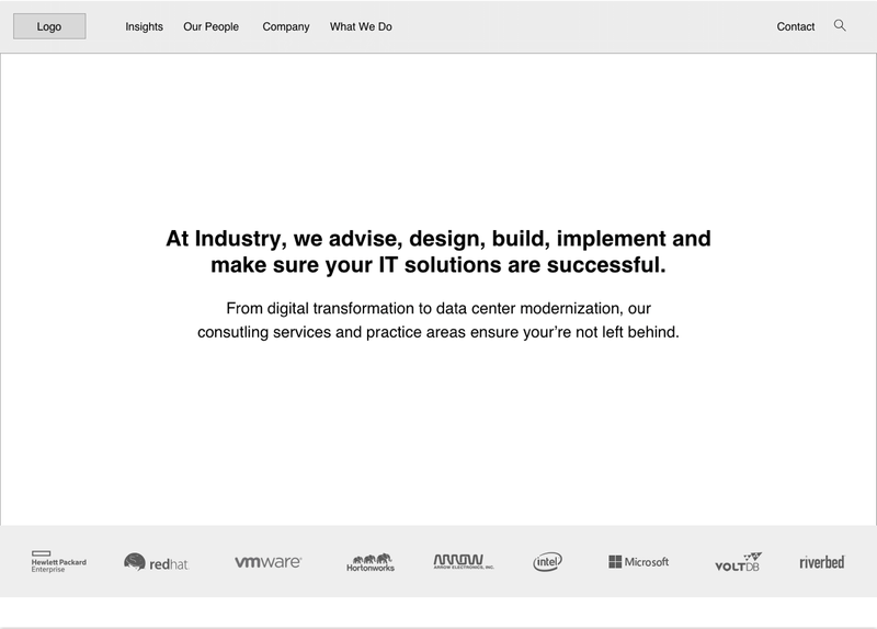 IIS Homepage Wireframe 1.