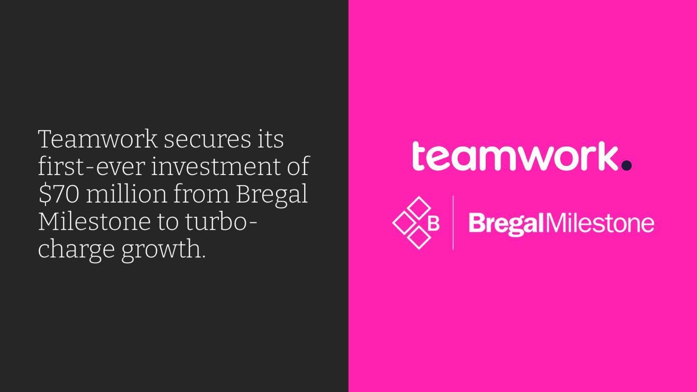 Tech & Product DD | Growth | Code & Co. advises Bregal Milestone on Teamwork.com
