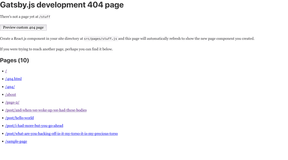 See a list of available pages See a list of available pages
