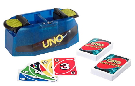 Uno Showdown Supercharged Spinoff Game Display Image