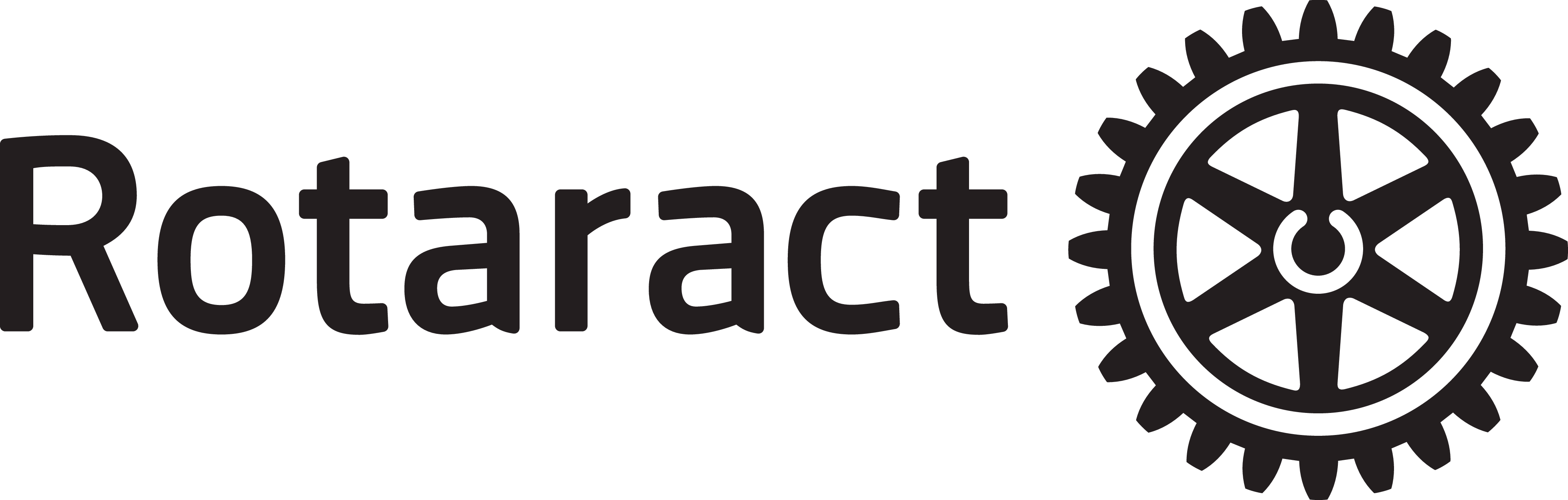 Rotaract Masterbrand Simplified - Black