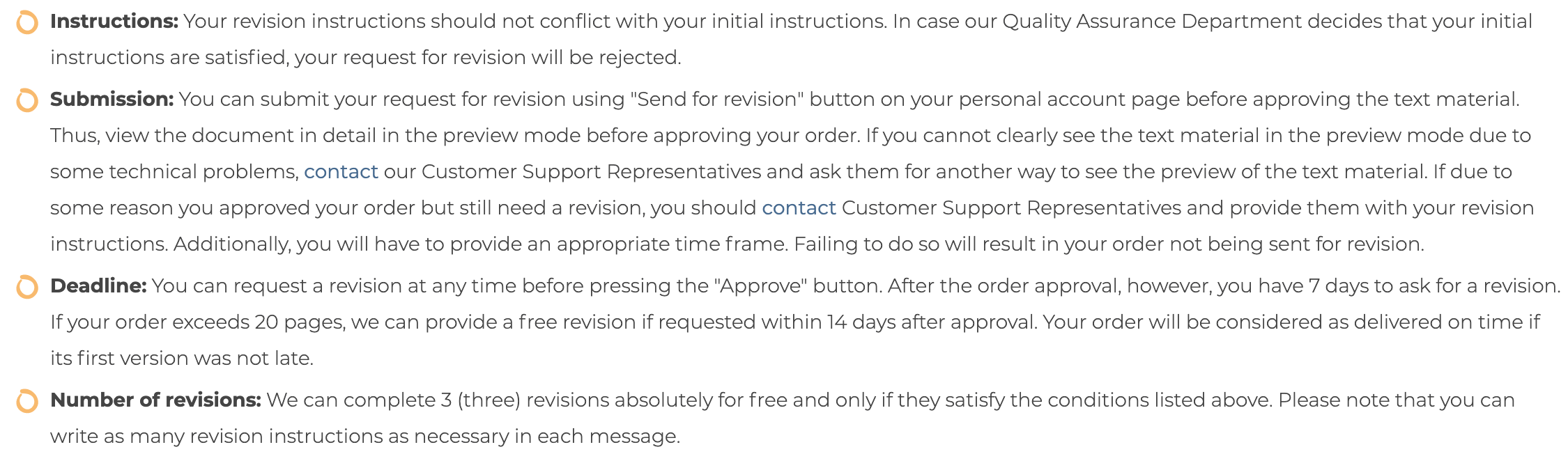 myadmissionsessay.com revision policy