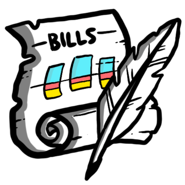 Bank with dollar sign.