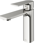 image Vigo Davidson Single-Handle Single Hole Bathroom Faucet in Brushed Nickel