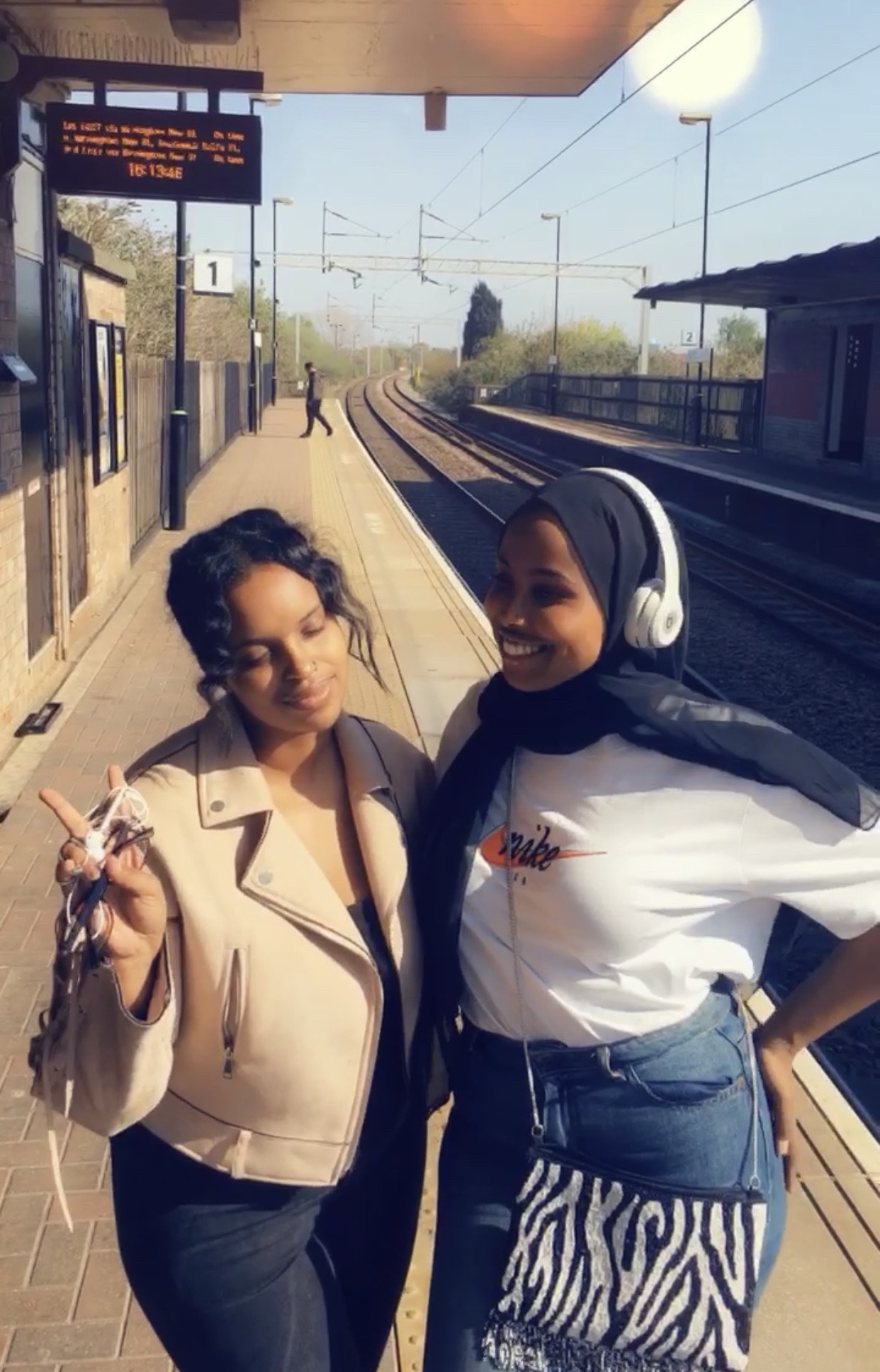 Intisar and her friend