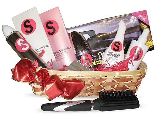 Gift basket for curly haired girls 