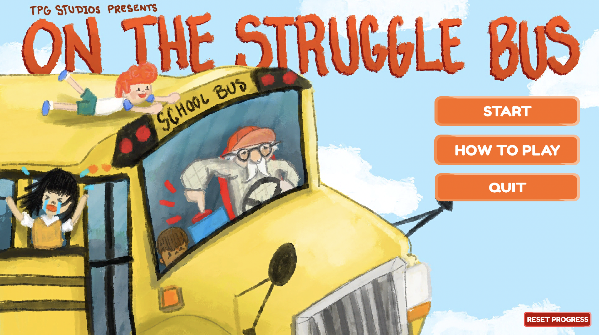 On The Struggle Bus menu screen