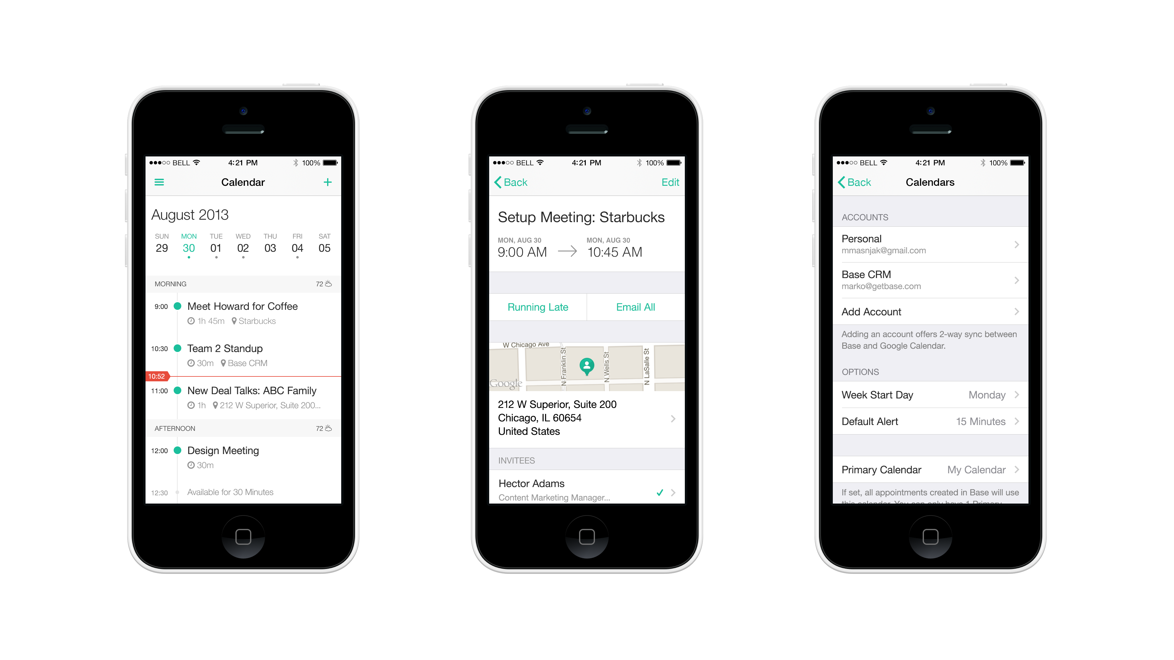 Base CRM - Appointments - iOS App