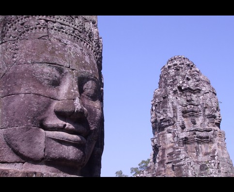 Cambodia Bayon Faces 1