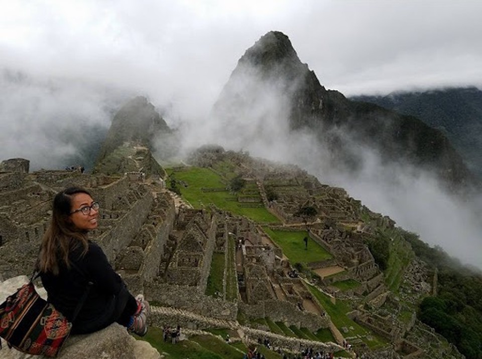 Kim at Machu Picchu
