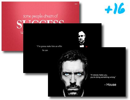 Theme with Quotes theme pack