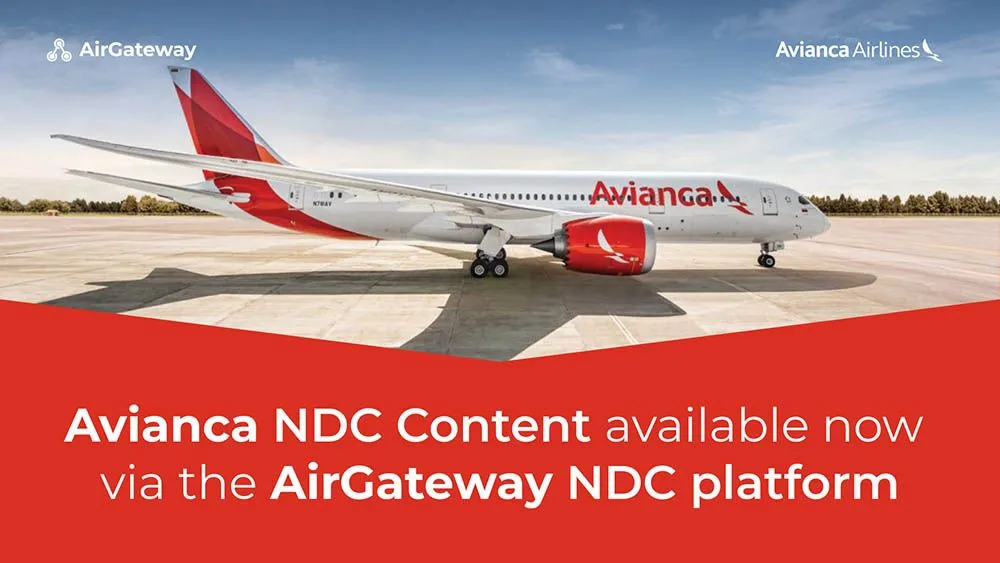 Latin-American carrier Avianca Airlines is now available on AirGateway’s NDC aggregation platform