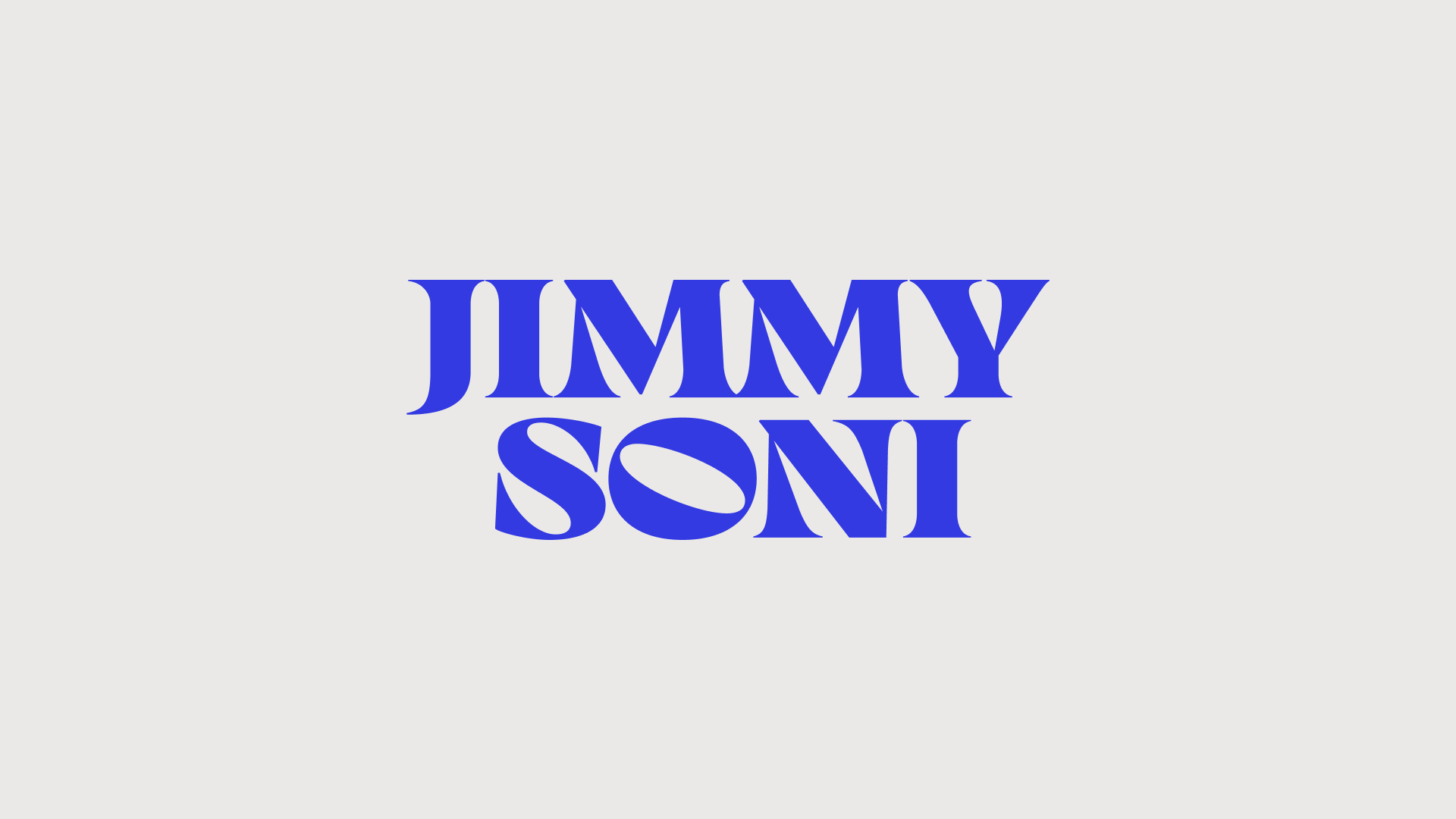 Logo design for Jimmy Soni