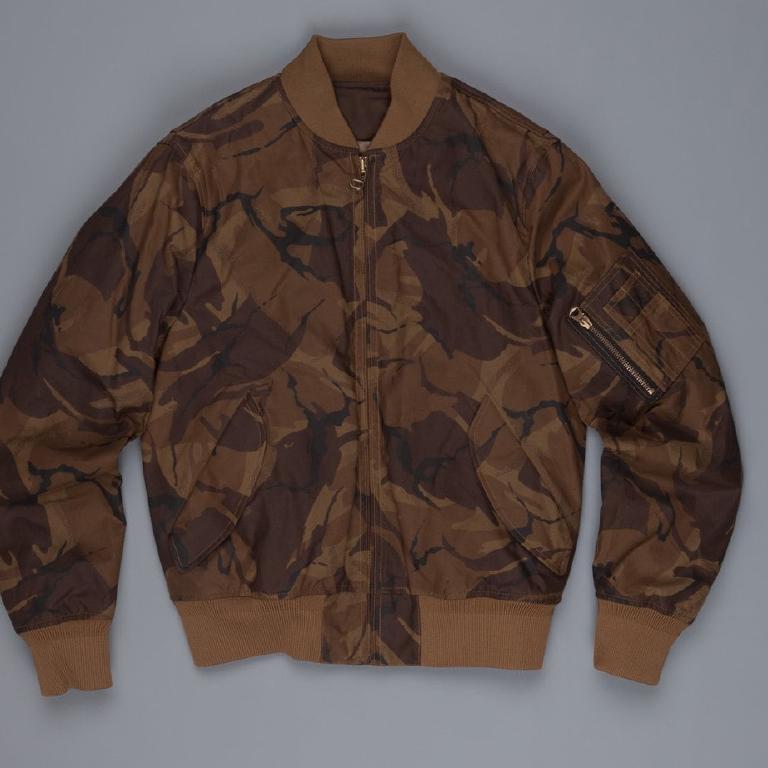 Camo flight jacket