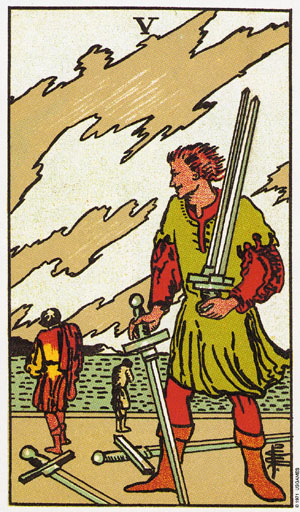 Five of Swords Meaning - Tarot Card Meanings