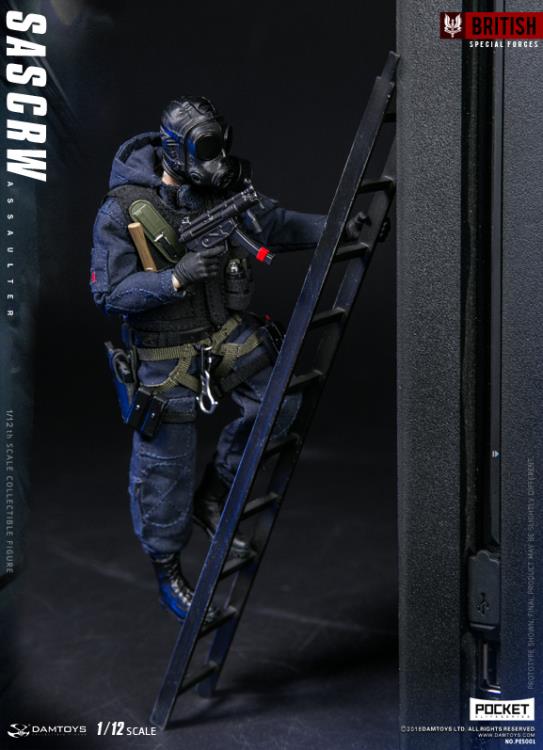 Damtoys British Special Forces Pocket Elite Series SAS CRW Assaulter 1/12 Scale Figure