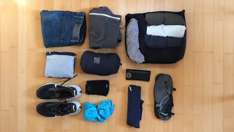 one bag travel clothes