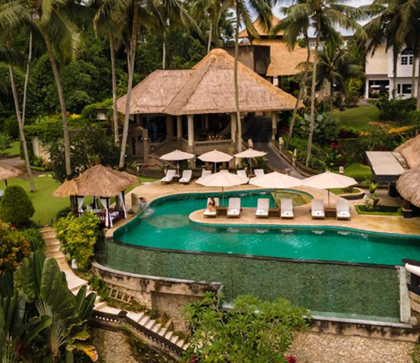 The luxurious Viceroy is our favorite hotel in Ubud.