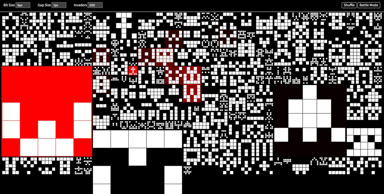 Generated art using CSS Grid inspired by Jared Tarbell