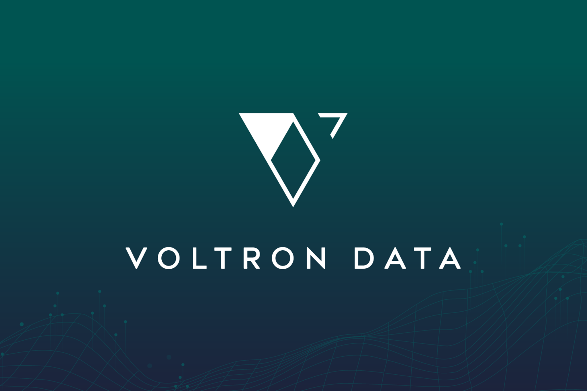 Voltron Data Logo Cover Banner Green