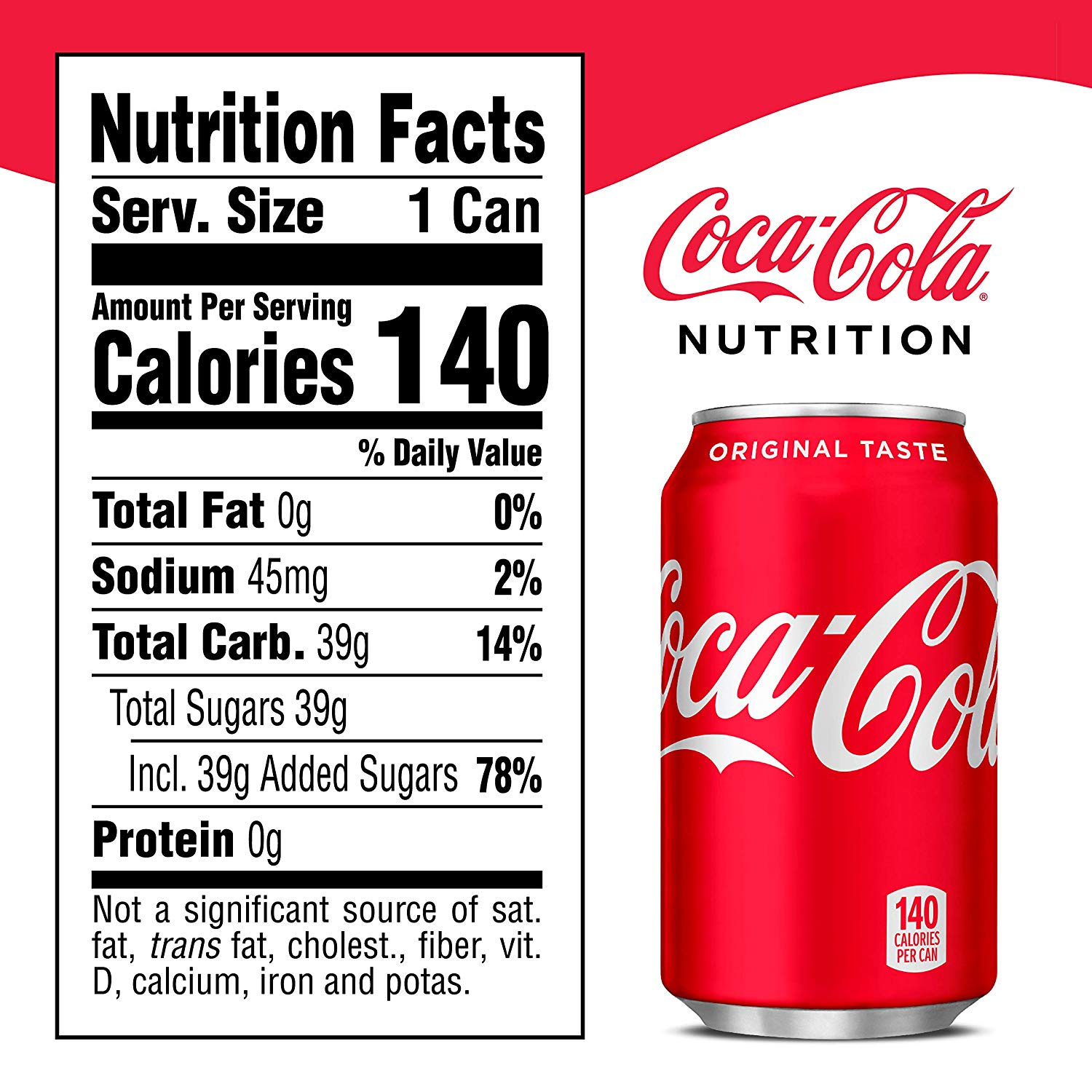 coca cola nutrition