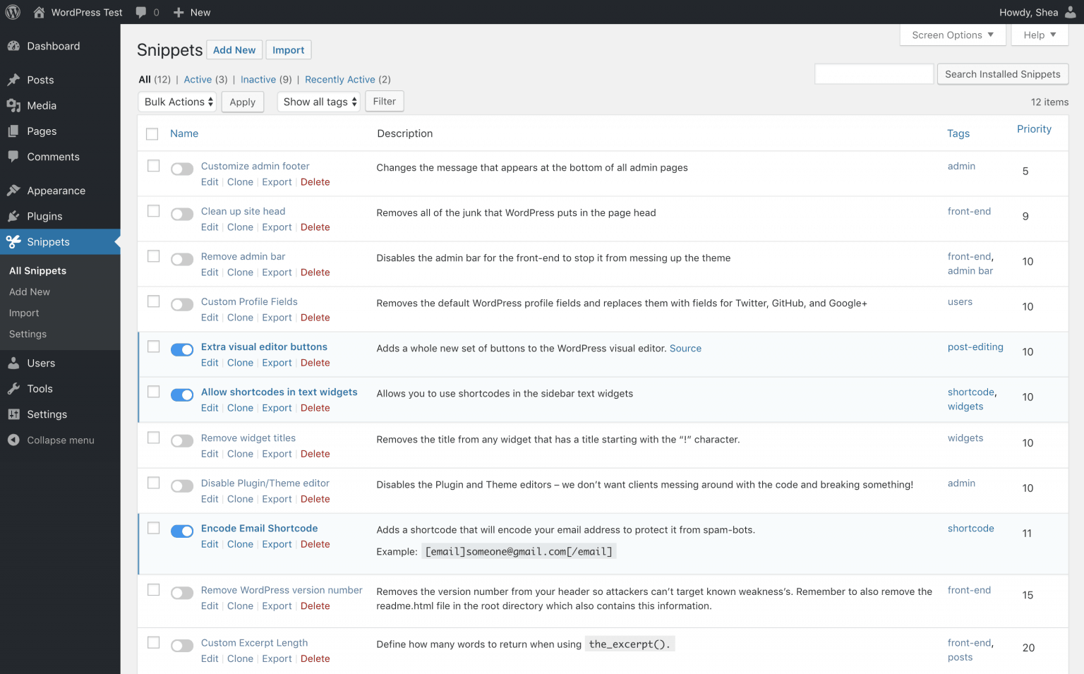 Time to Start Using WordPress Code Snippets - NJ Content Creators
