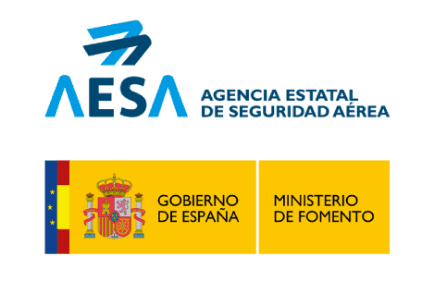 Logotipos de aesa y del ministerio de fomento