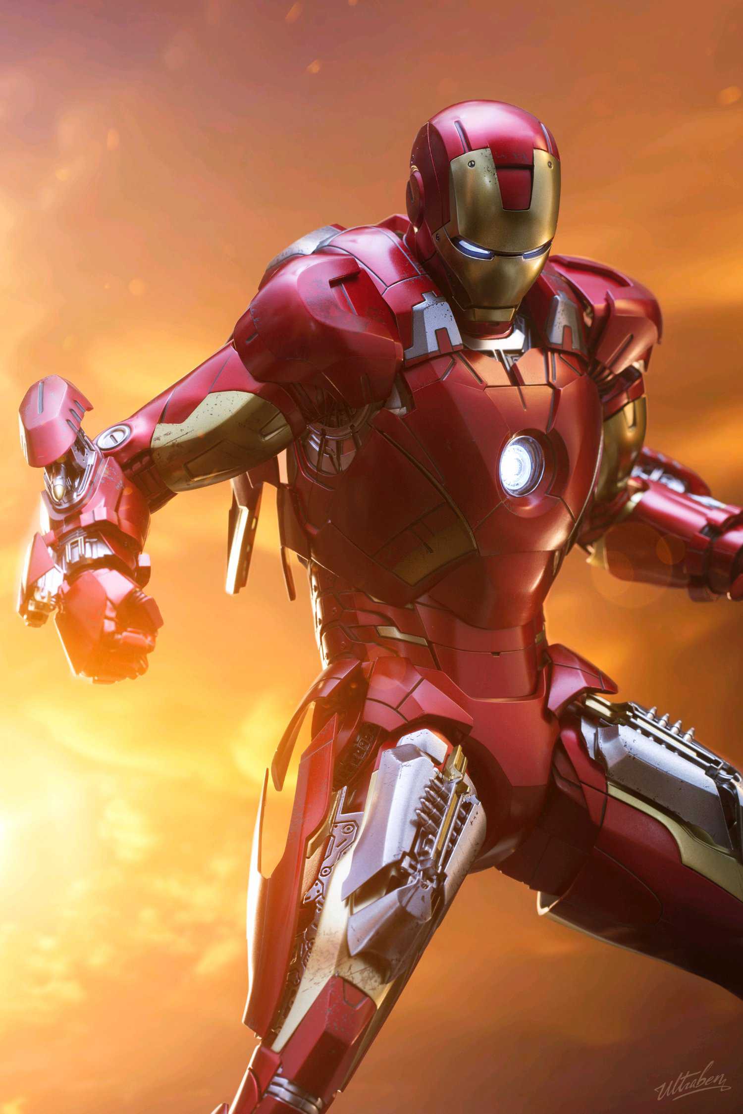 Hot Toys Metal Iron Man Mark VII | Figround