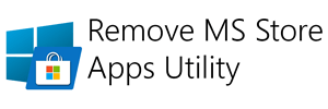 Remove MS Store Apps Utility