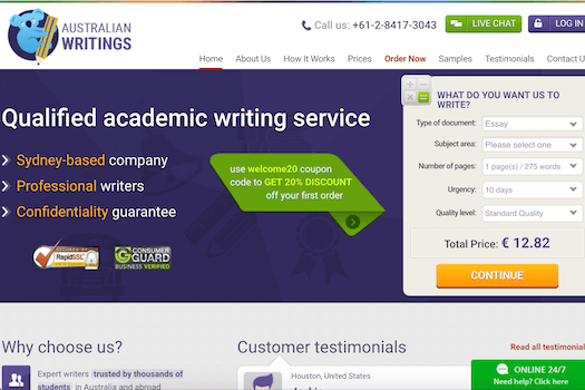 australianwritings.com review