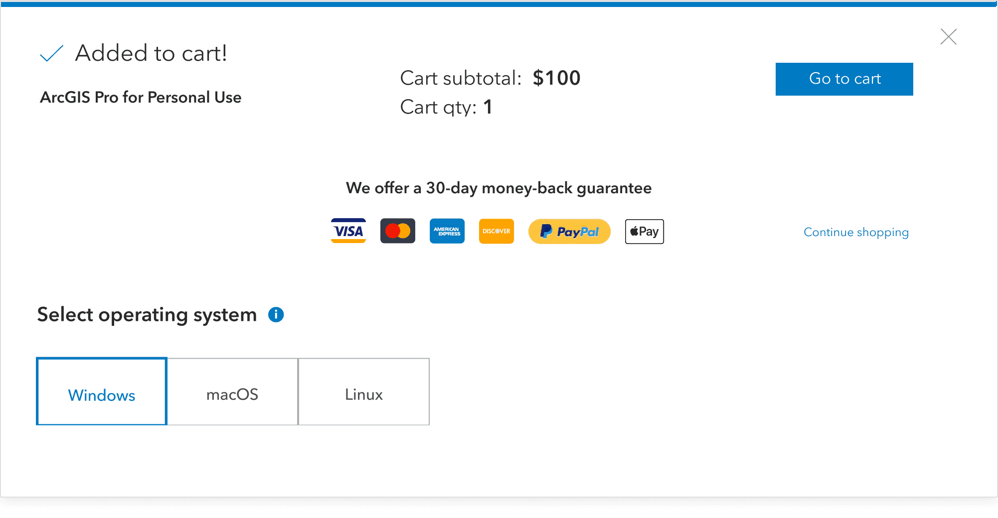 Esri cart flyout base and configuration module UI