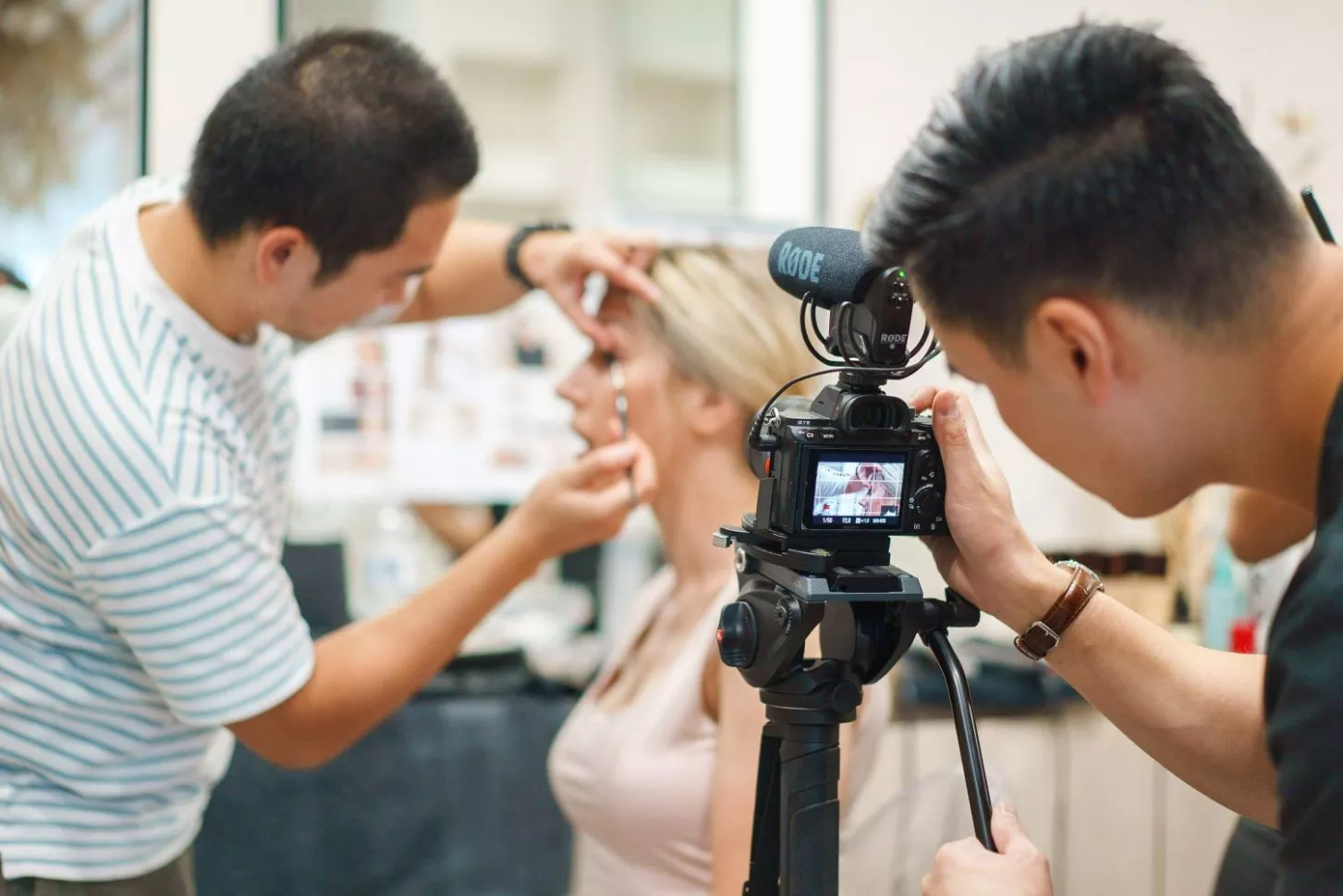 Symetry Aesthetics - Behind the scenes video branding photoshoot in Sydney