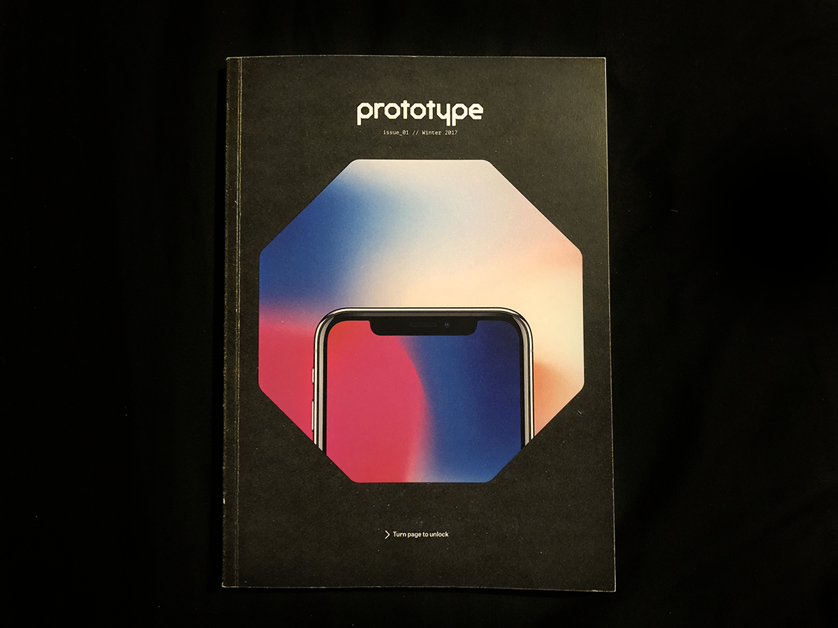 Photo of the printed magazine