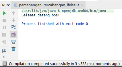 Percabanga IF/ELSE