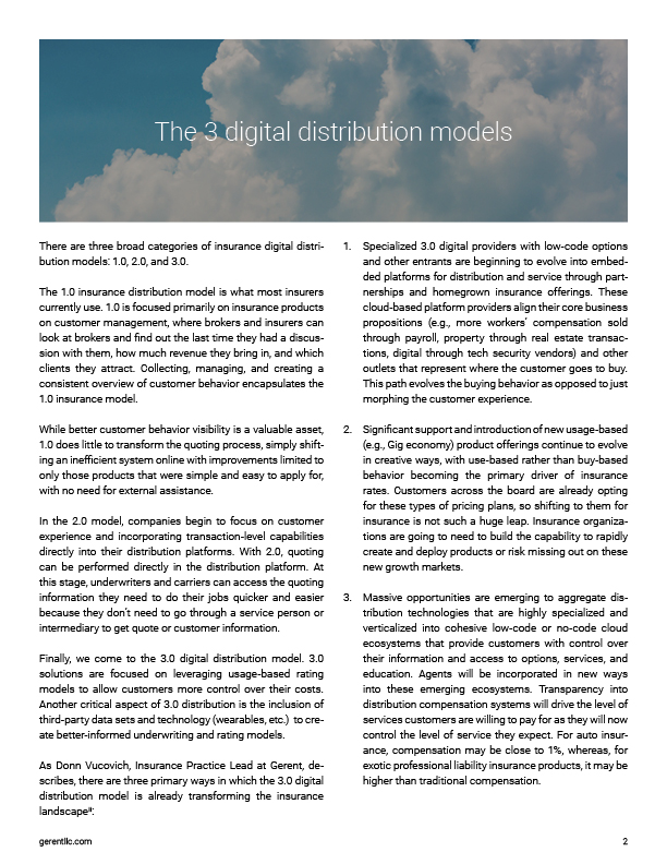 What Insurers Need to Know About The 3.0 Digital Distribution Transformation Right