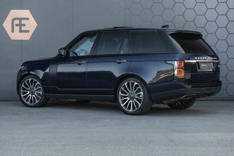 Land Rover Range Rover 5.0 V8 SC Autobiography Portofino Blue + Verwarmde, Gekoelde voorstoelen met Massage Functie + Adaptive Cruise Control + Head Up afbeelding 4